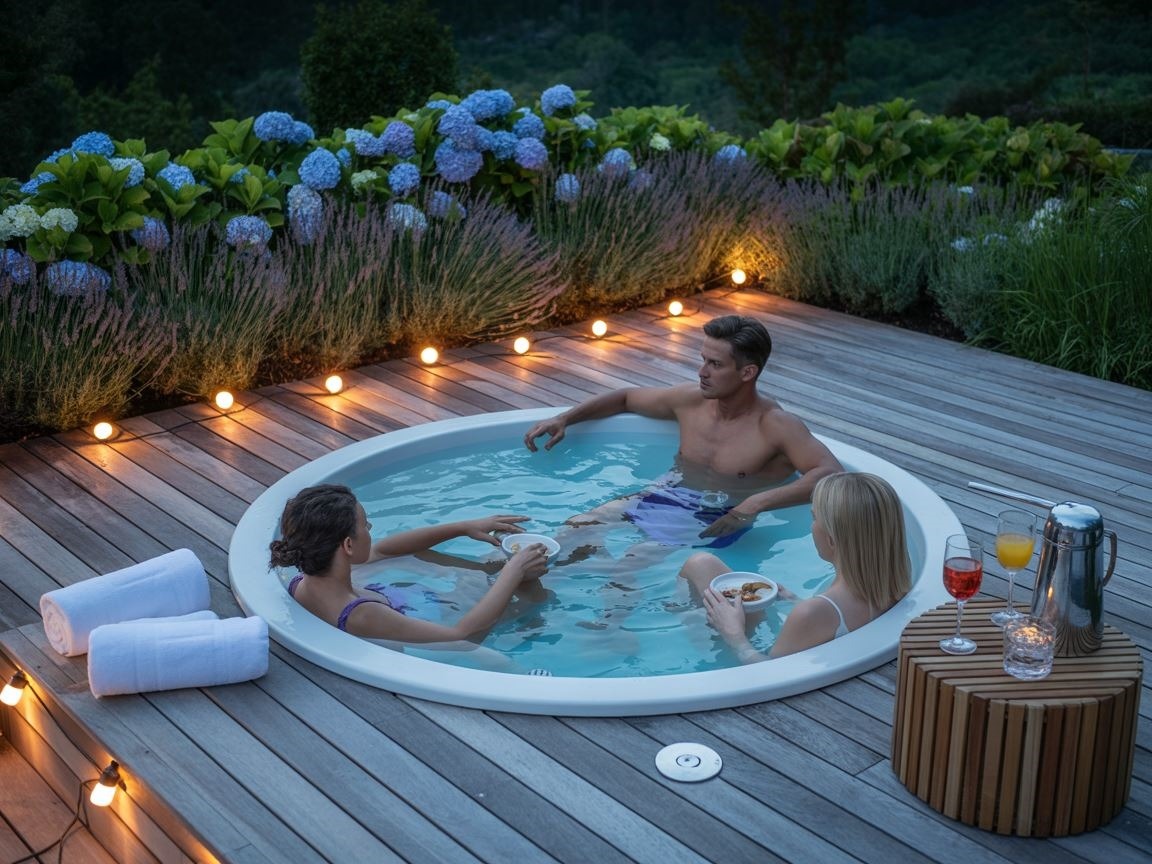 jacuzzi na zewnątrz